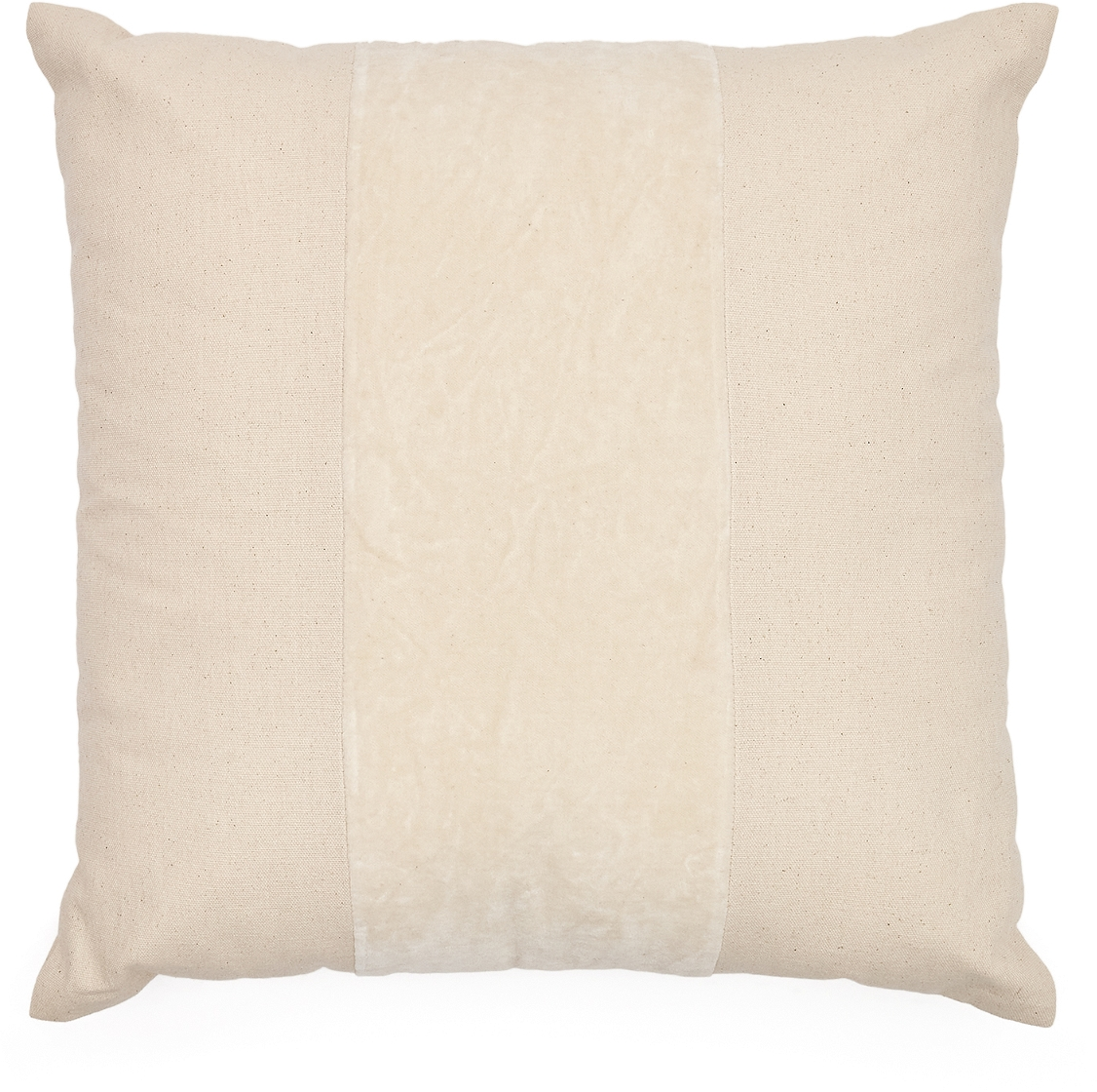Pudebetræk Kave Home Zaira – Hvid Fløjlstil 45x45 cm