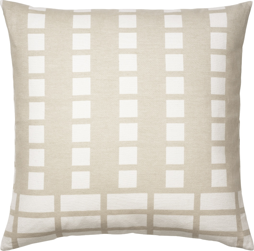 Pudebetræk Kristina Dam Contemporary Beige Off-white 100  Børstet Bomuld Oeko-tex Certificeret