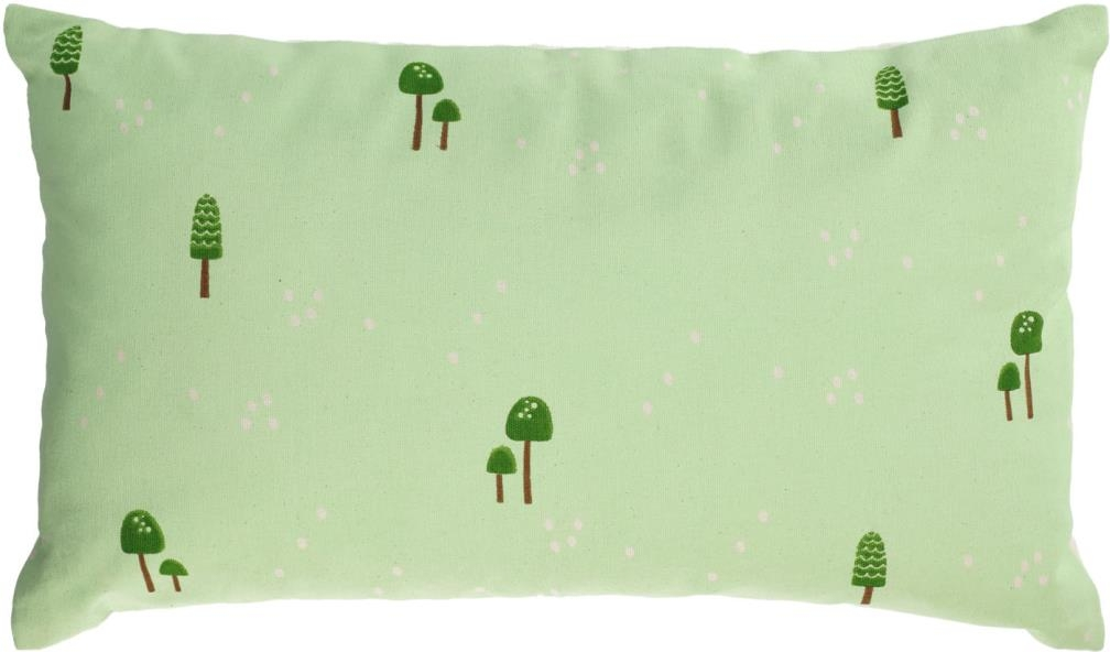 Pudebetræk Til Pyntepuder Kave Home Llaru 30x50 Cm Grøn 100 Bomuld Nordisk Stil