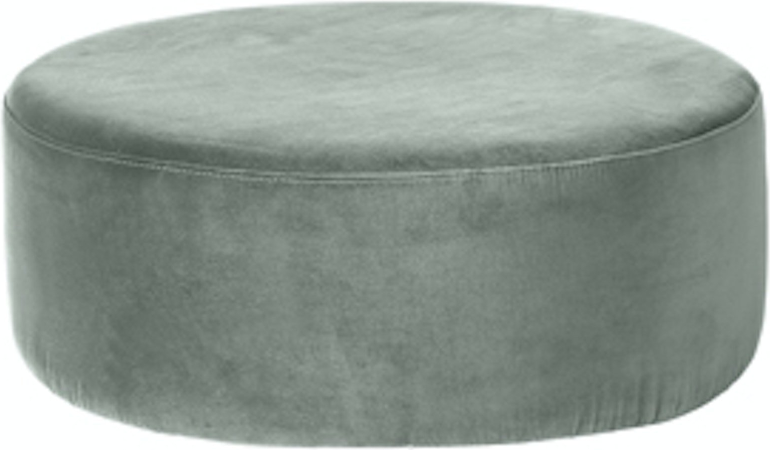 Stilfuld Grøn Velour Puf fra Broste Copenhagen - Wind Model