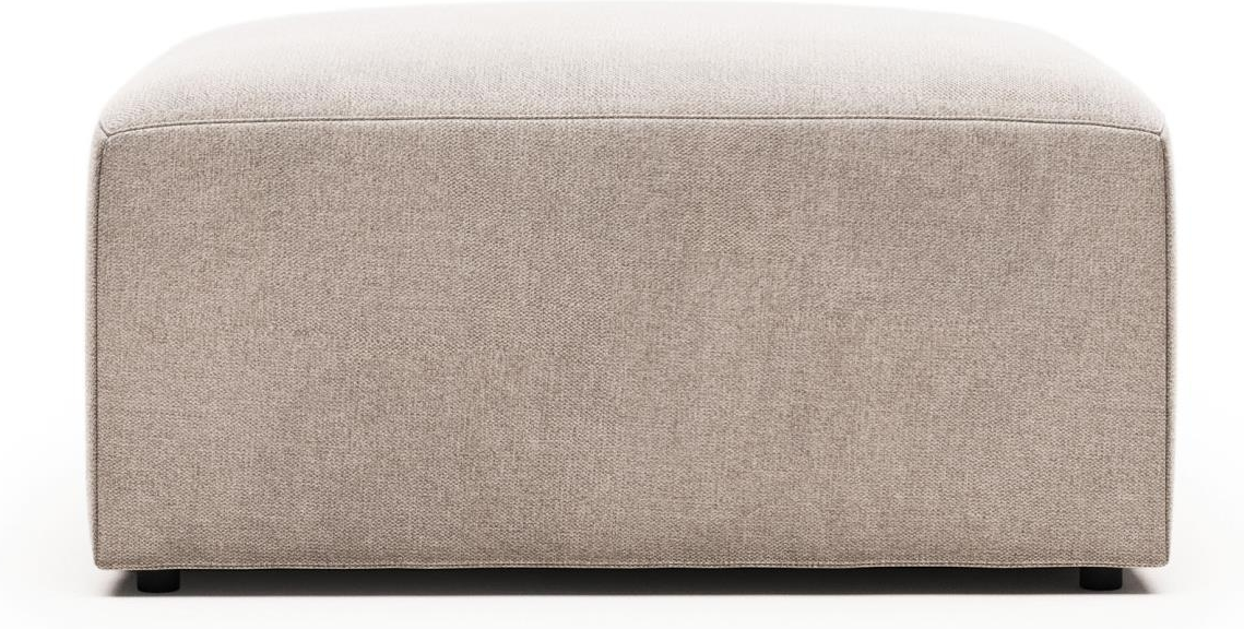 Moderne Beige Puf fra Kave Home - Pletafvisende Design