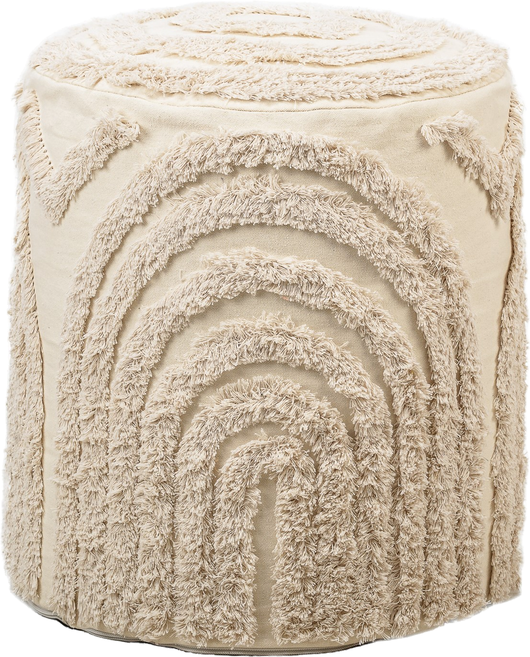 Puf Nordlys Furniture Izmir Beige ø40 H43 Cm Fodskammel