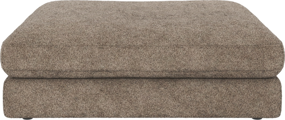 Puf Rowico Duncan Anna Mørk Beige Stof Fodskammel Siddepuf 112ã 103ã 41 Cm
