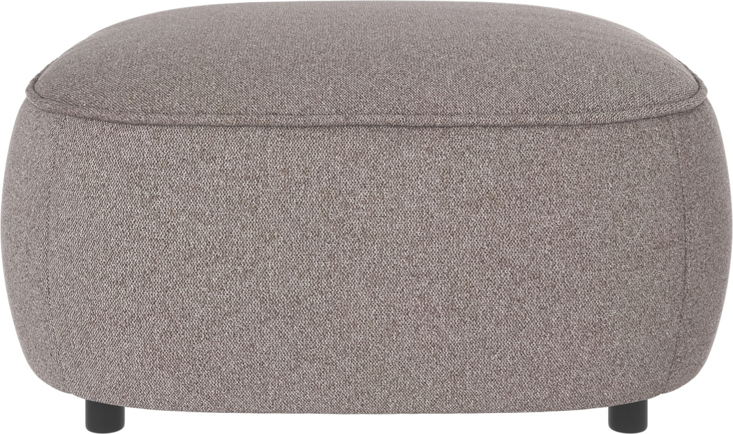 Puf Rowico Norris Fodskammel   Ekstra Siddeplads Gråbeige Brenda Polyester 89x89x43 Cm
