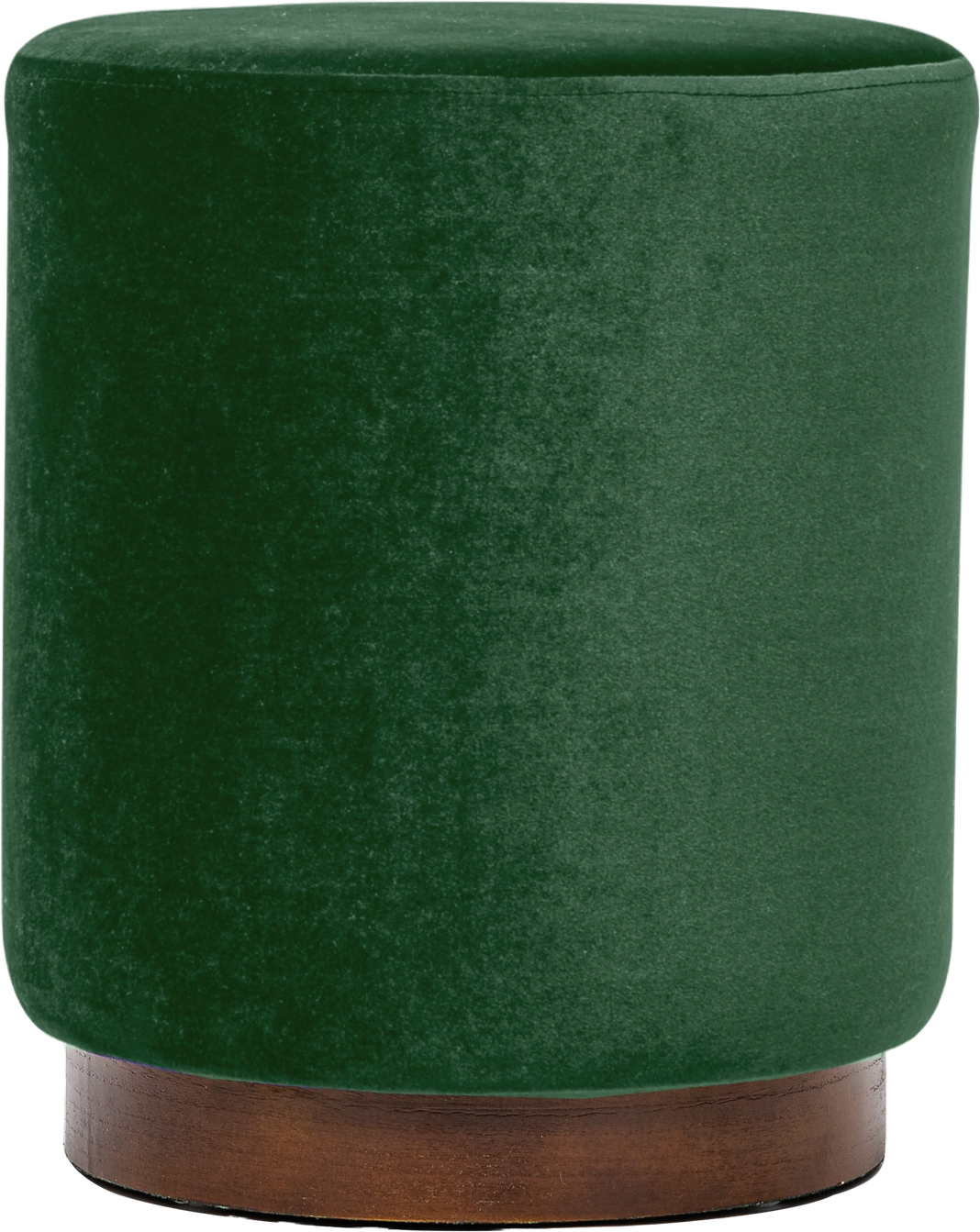 Puf Skammel Nordlys Furniture Soka Grøn Fløjl H42ã ø35 Cm