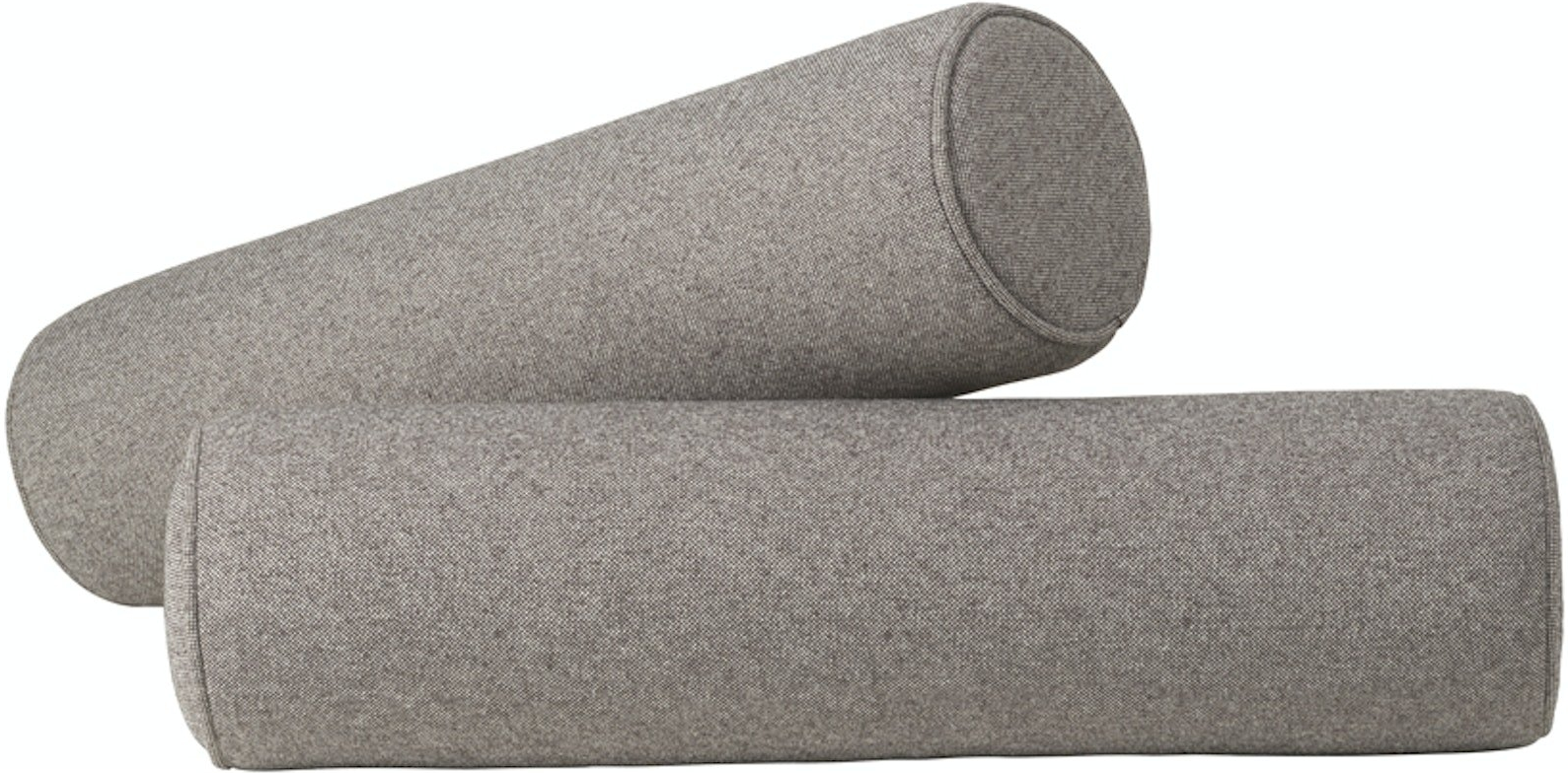 Elegant grå cylinderpude fra Broste Copenhagen - Pyntepude
