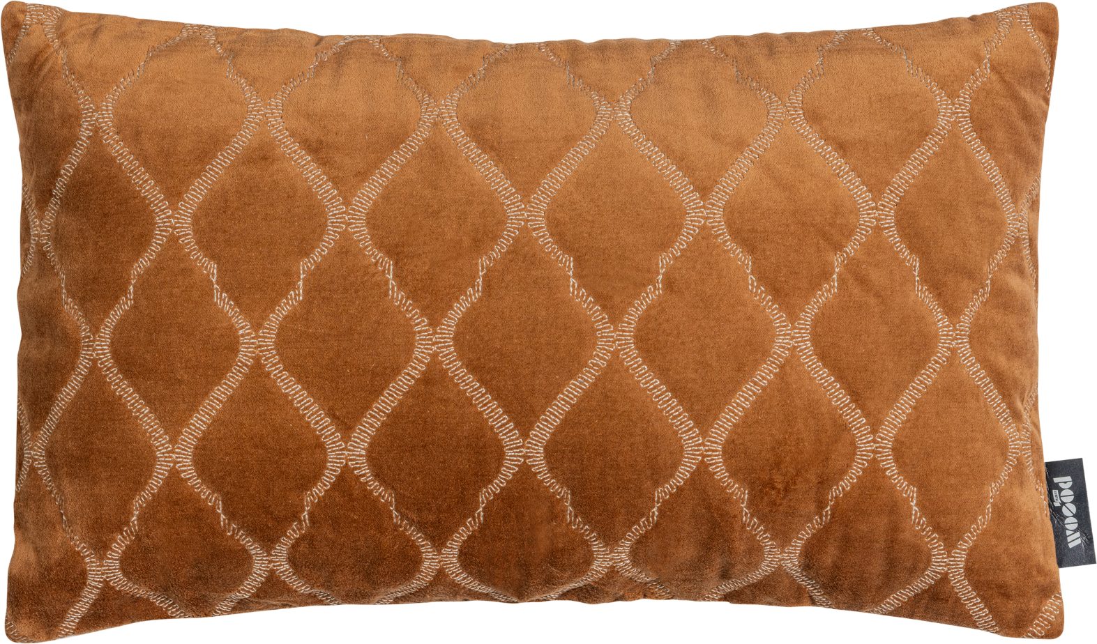 Pyntepude Woood Collection Idris Abstract Aztec 30x50 Cm Rust Bomuld Med Polyesterfyld