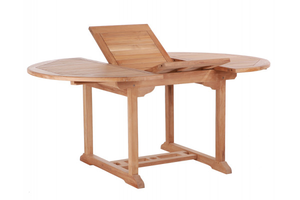 Rene Teak Udtræksbord 120x120 170 Cm