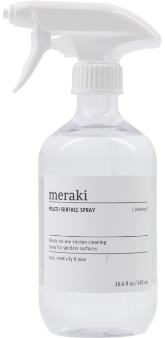 Rengøringsspray Meraki Rengøringsspray   490 Ml  Effektiv Affedtning   Blomster- Og Citrusduft