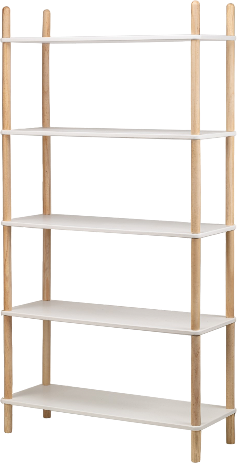 Reol Auckland Fra Nordlys Furniture     Hylder   Massivt Fsc-fyrretræ  Hvid  H154ã B76ã D26 Cm
