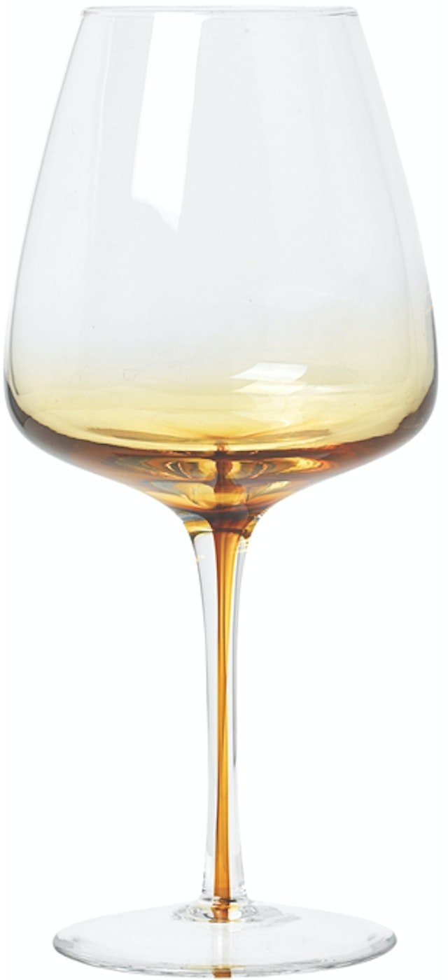 Elegant Orange Rødvinsglas fra Broste Copenhagen