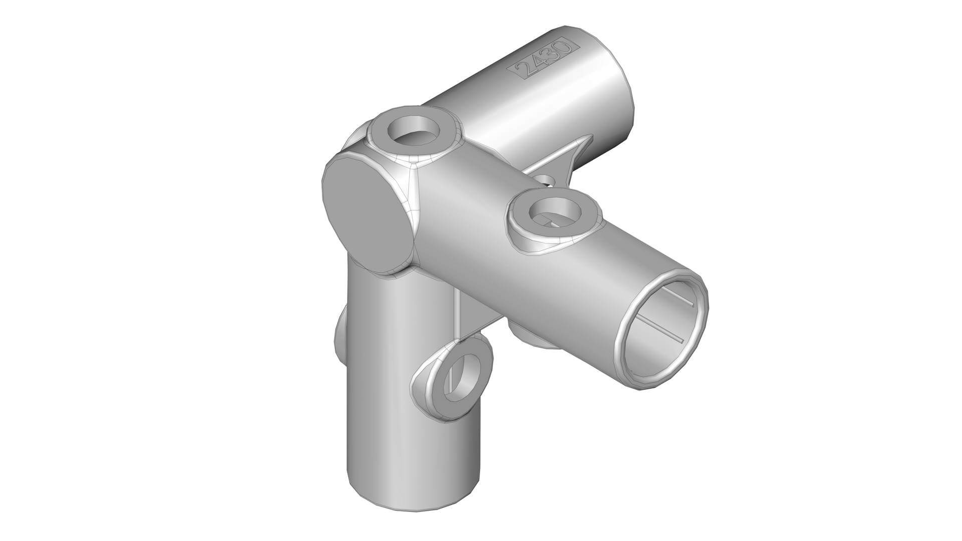 Rørsamler Hjørne  -vejs 90 Gr  ø19 Mm