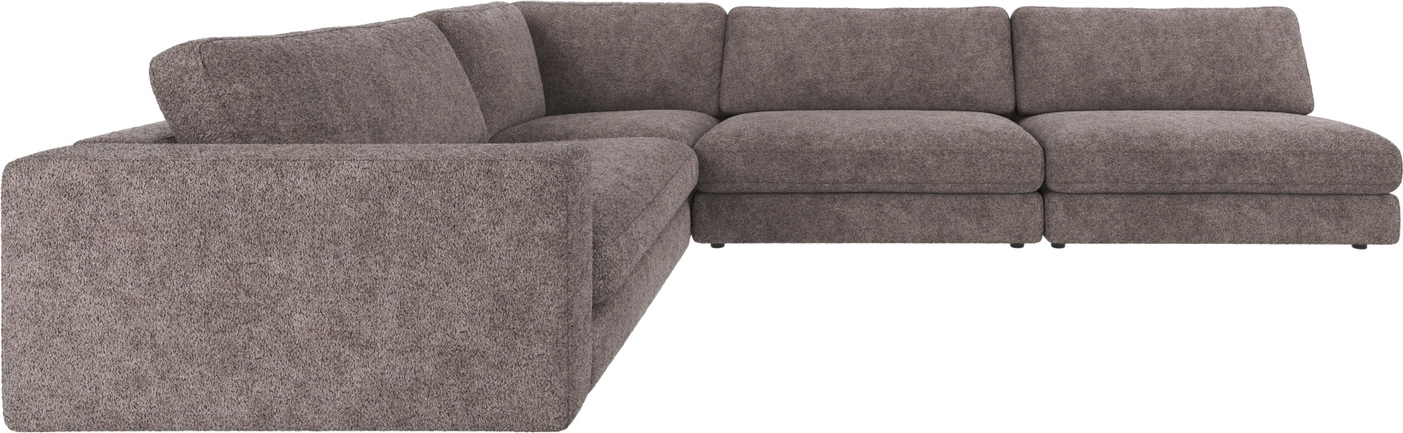 Rowico Duncan Hjørnesofa  -formet Modulopbygget Anna 18 Mørkegrå Polyester 325ã 230 Cm