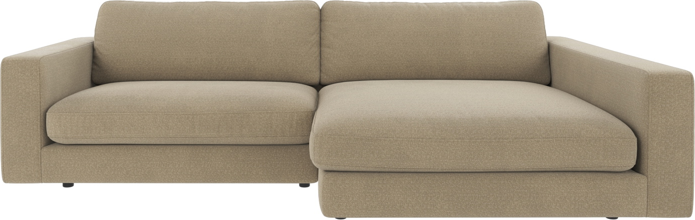 Rowico Duncan Højrevendt Chaiselongsofa Mørk Beige Stof Rita 109