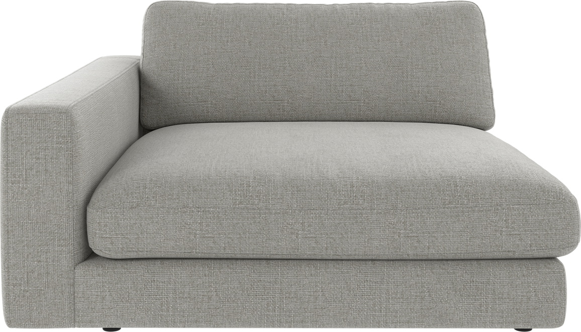 Rowico Duncan Modulsofa Venstre Armlæn Lang Meleret Robin 149 Stof Mellemgrå 78ã 129ã 150 Cm