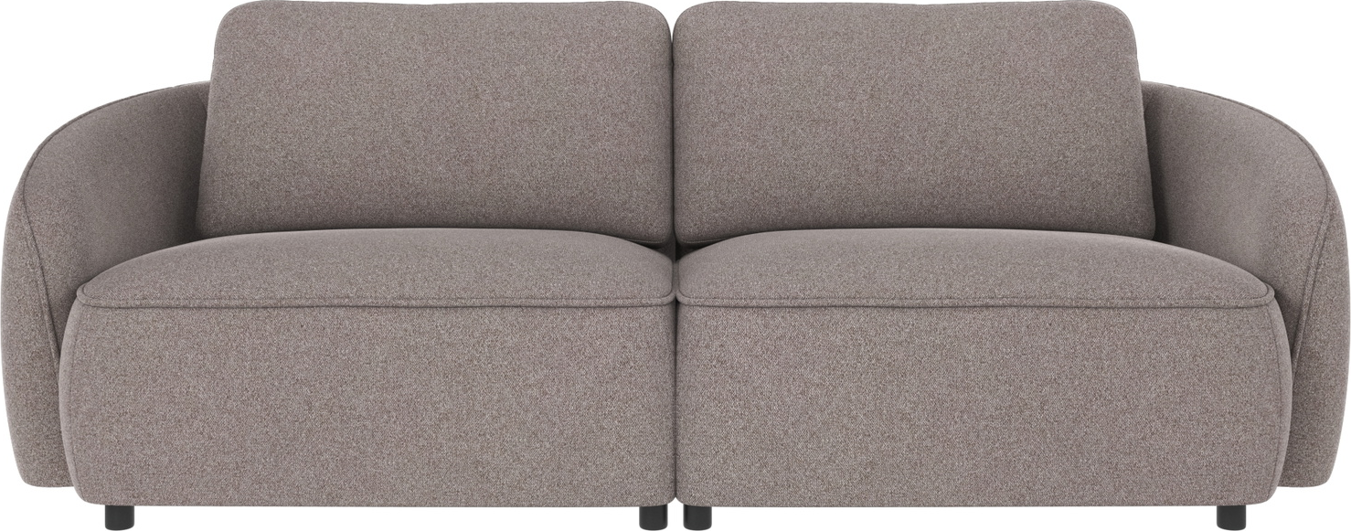 Rowico Norris -personers Sofa Gråbeige Stof Brenda Polstret Lounge-sofa H80ã B226ã D102 Cm