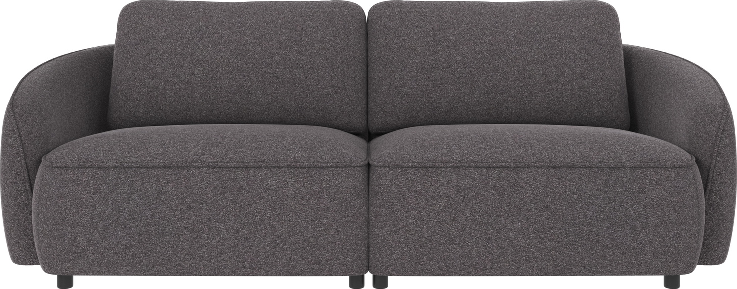 Rowico Norris -personers Sofa Mørkegråt Brenda Polyester Fsc-ramme