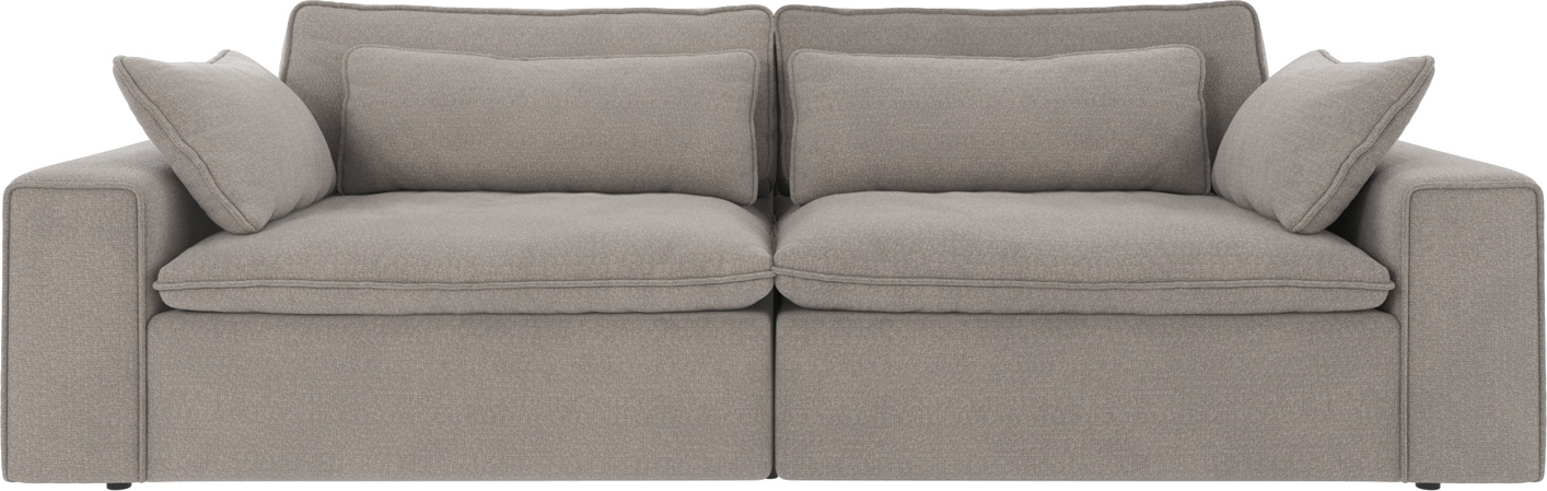 Rowico Rawlins Maxi  -personers Sofa Lysegrå Stof Rita Polyester 259 Cm
