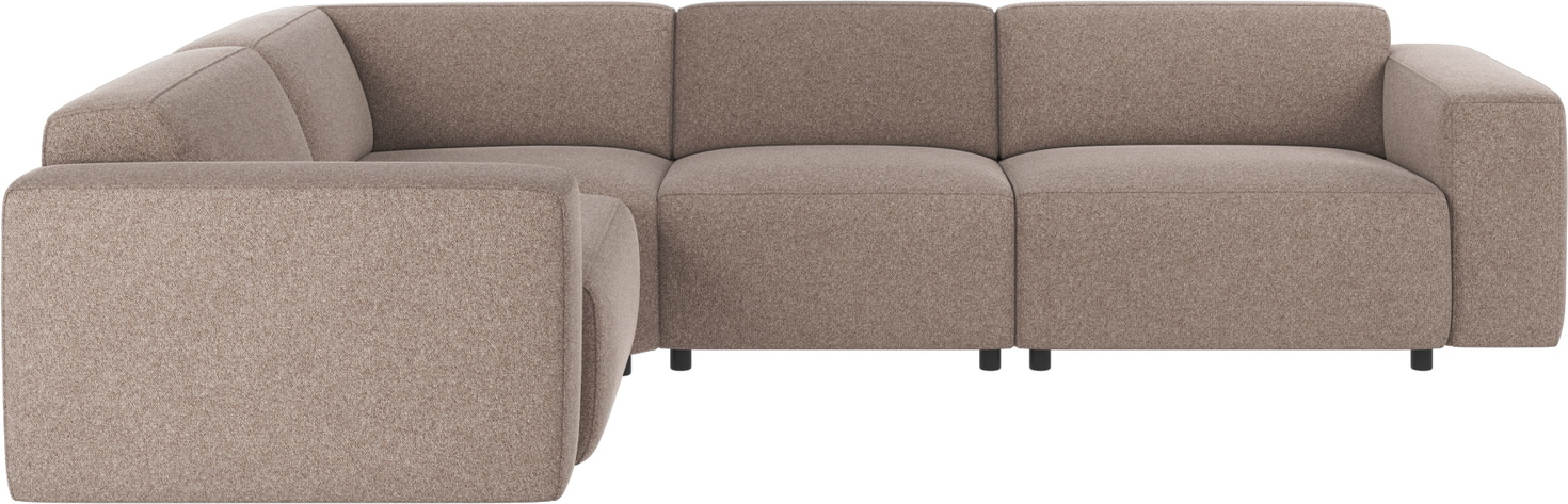 Rowico Willard Hjørnesofa  Beige Brenda Polyesterstof  297ã 219ã 70 Cm  Skandinavisk Minimalistisk Design