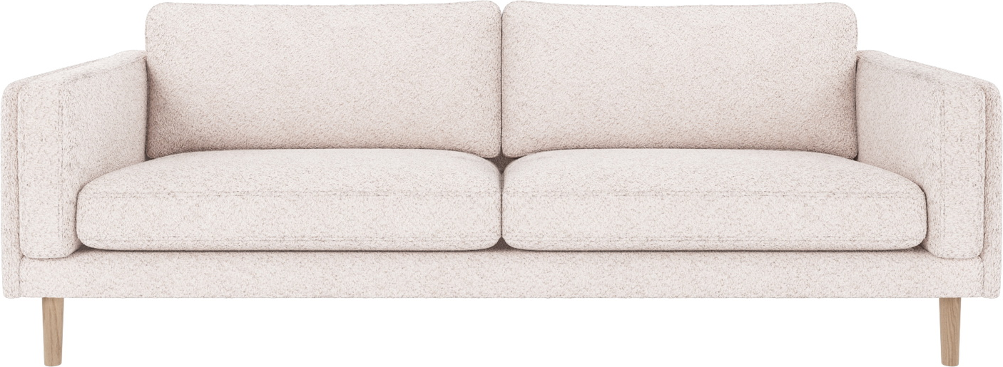 Rowico -personers Sofa Braden Anna Hvid Polyester Fsc-mix Træramme Hvidkalkede Egben