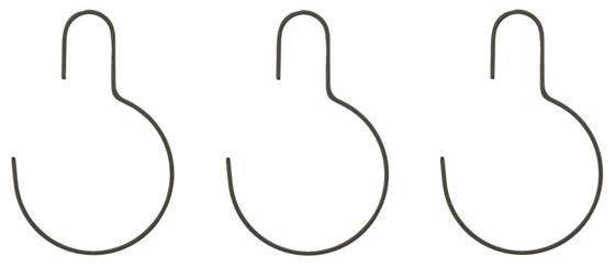 Rund Bøjle House Doctor Wire Mørkegrå Jern Nylon H21 5xb13 5cm