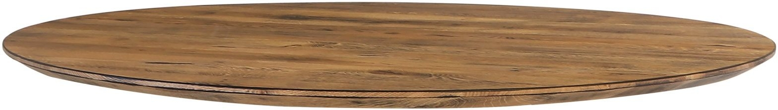 Rund Bordplade House Of Sander Chicago   Vintage Egetræ ø150     Cm