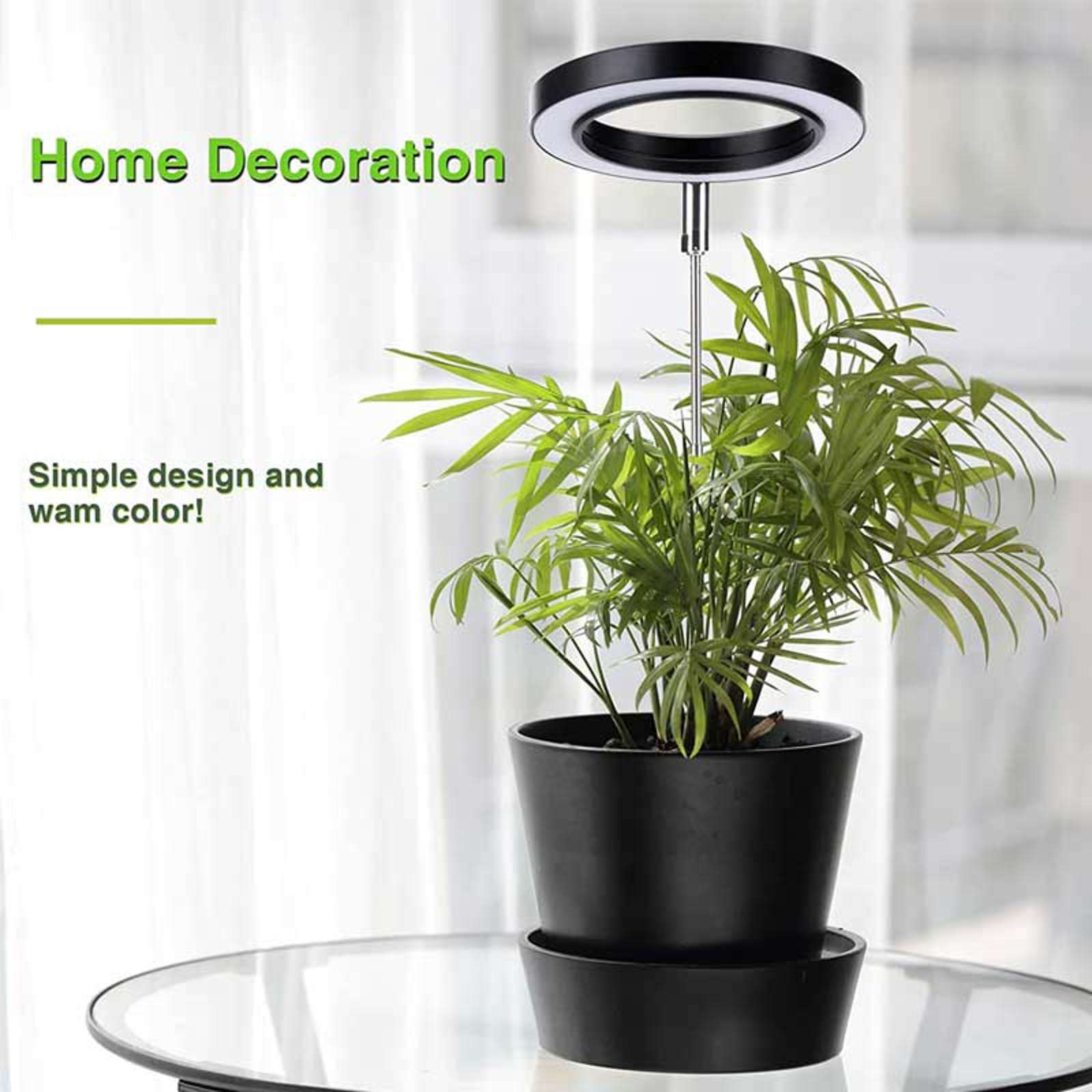 Rundt Grolys Med Base Sort   5watt   Timer