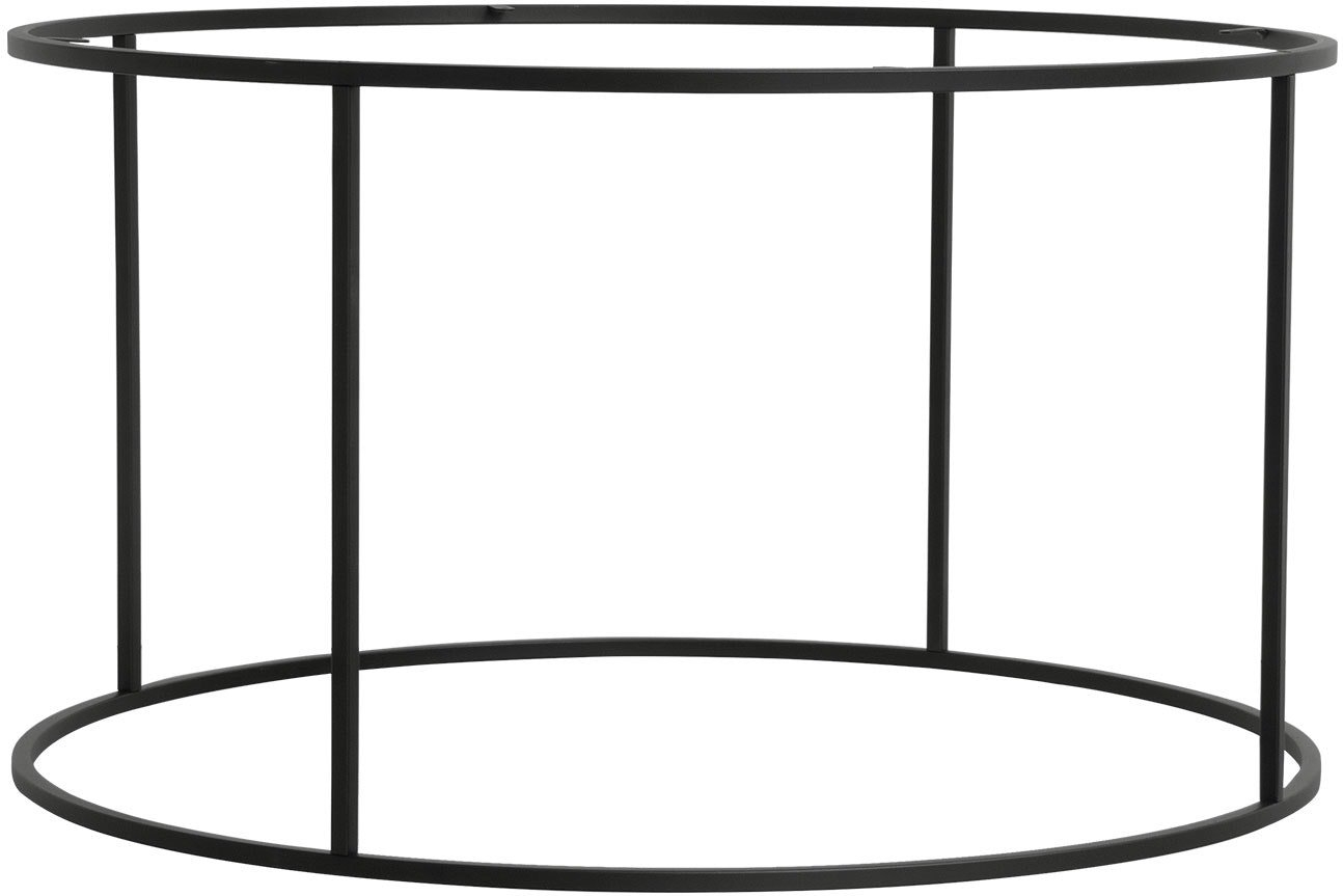 Rundt Metalbordstel Til Sofabord House Of Sander Circaframe ø80   H45 Cm Sort