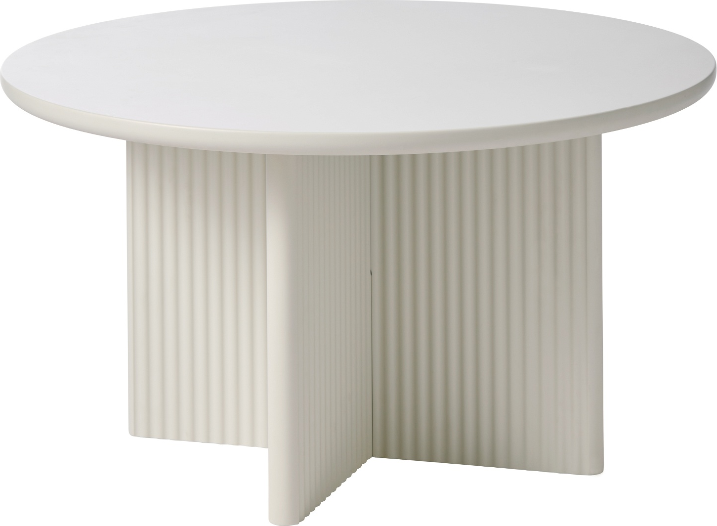Rundt Sofabord Nordique Design Palma Greige Mdf ø80ã H45 Cm Kaffebord