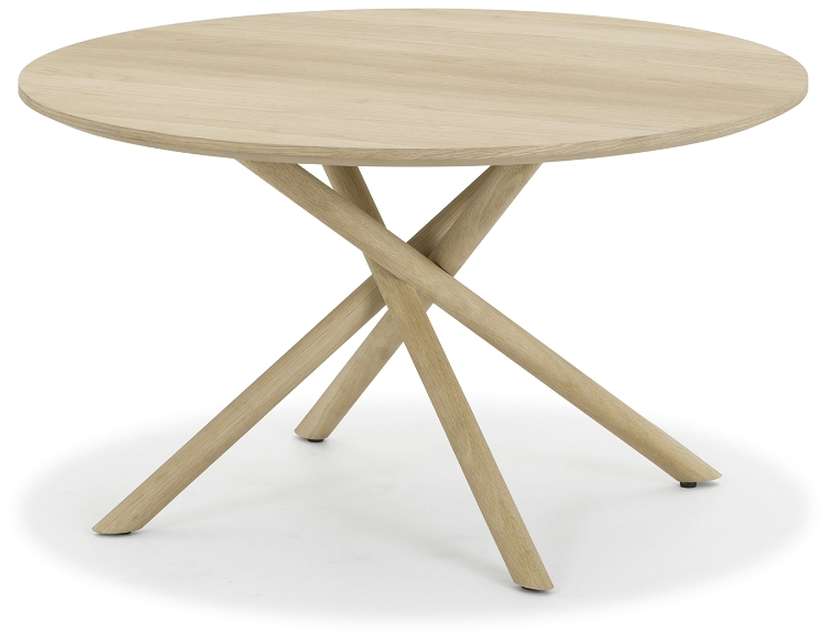 Elegant Rundt Egetræ Sofabord fra Nielsen Design
