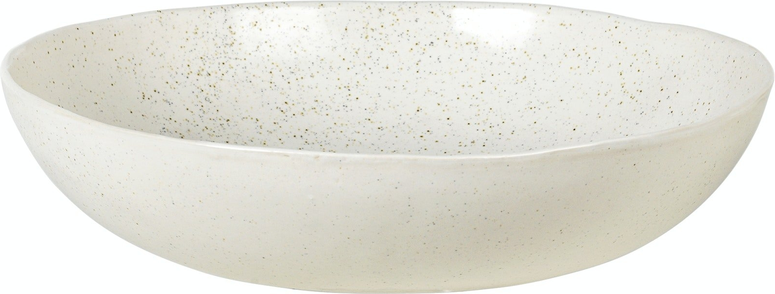 Salat- Og Serveringsskål Broste Copenhagen Nordic Vanilla Creme Stentøj ø34 Cm