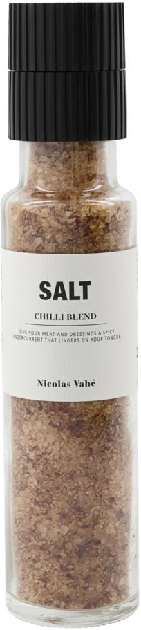 Salt- Og Chilikrydderi Med Keramisk Kværn  Nicolas Vahé Salt-serie   Chiliblend