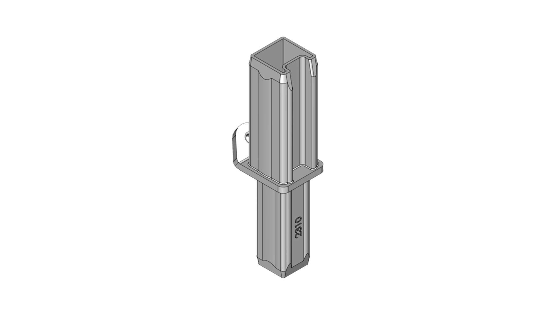 Samlebeslag Til Firkantprofil 30 Cm Bed