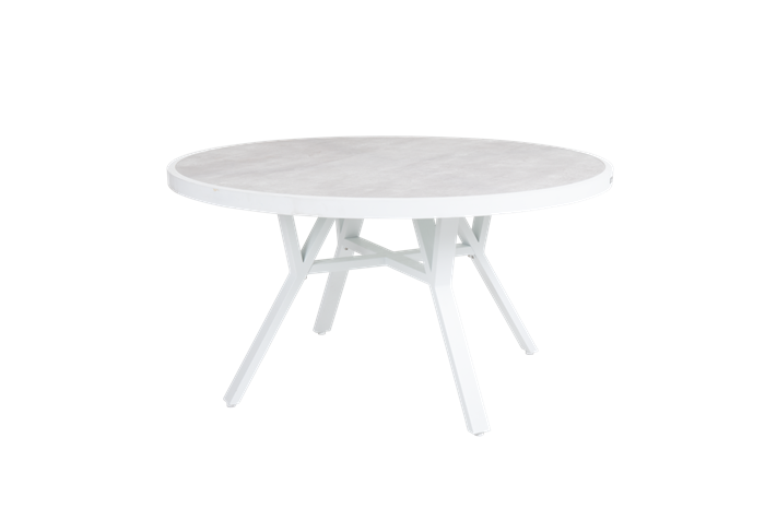 Samvaro Bord Hvidt   140 Cm Havebord Brafab Enggården Havemøbler