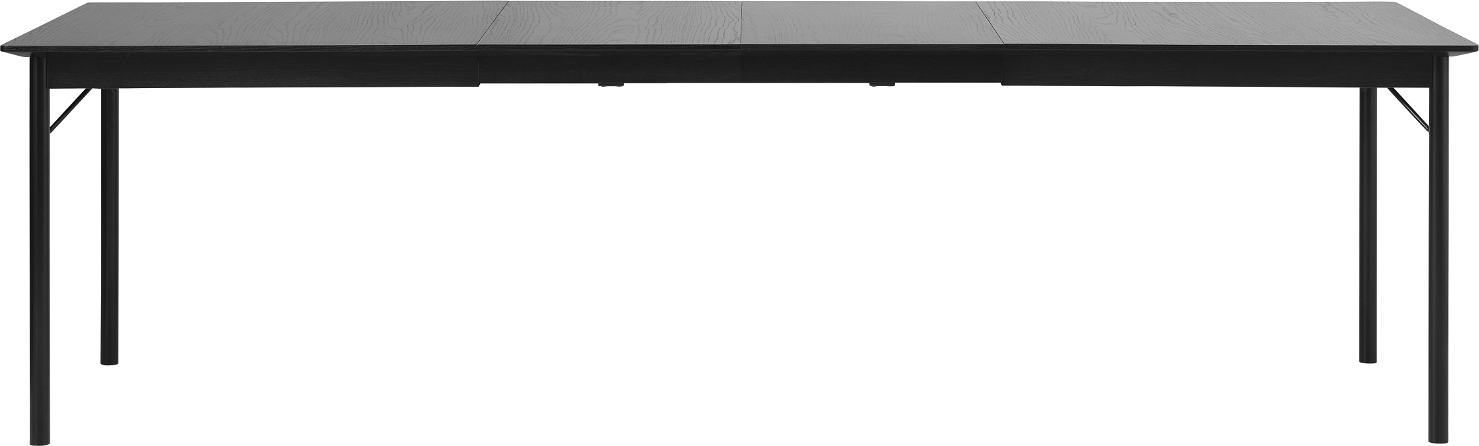 Savona Tillægsplade Nordique Design Sort Egetræ 50 Cm Forlænger Spisebord