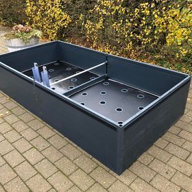 Selvvanding Og Bund Til Pvc-højbed 50x120x240 Cm  25 Cm Dyrkejord