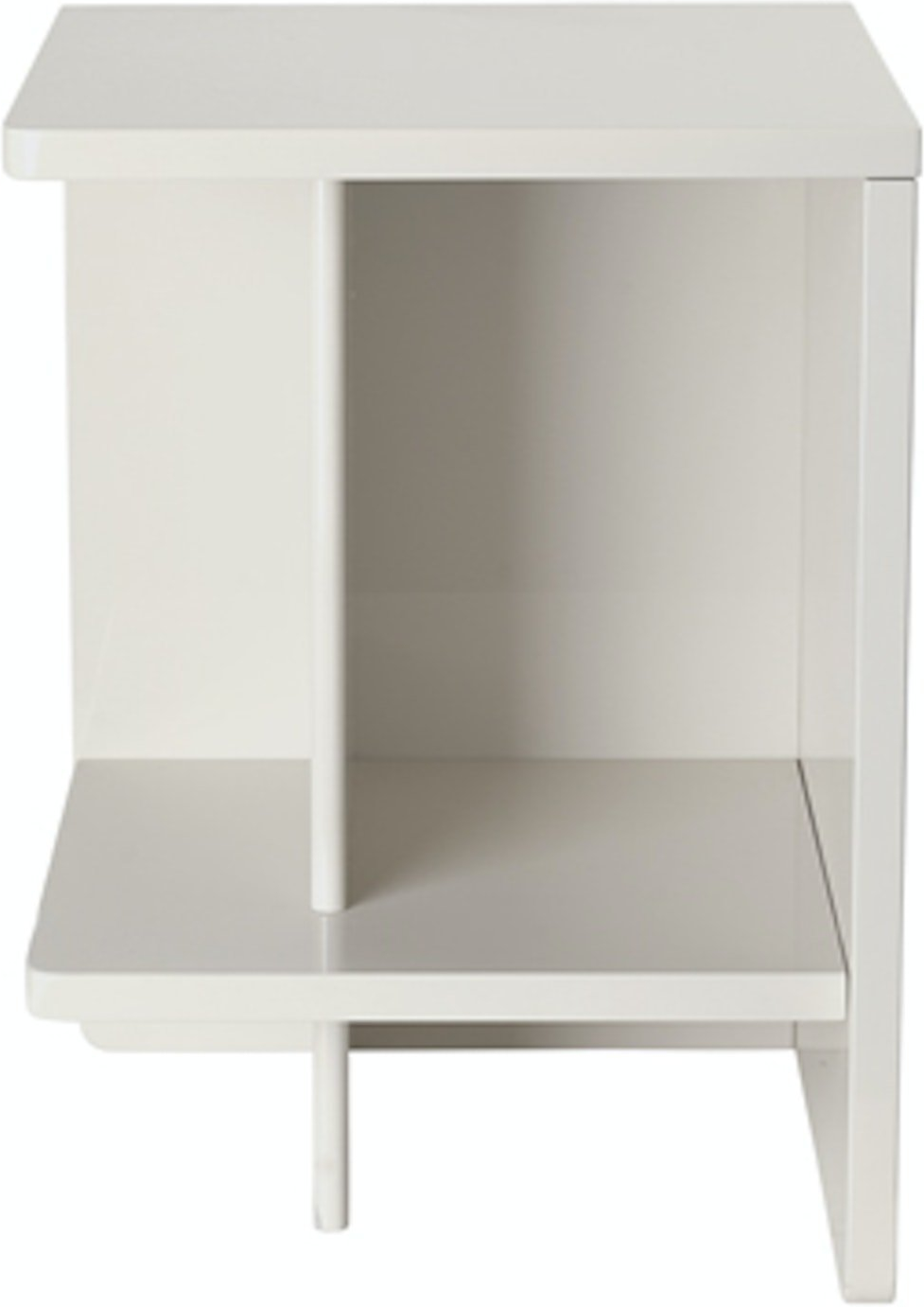 Elegant natbord i hvid MDF fra Broste Copenhagen