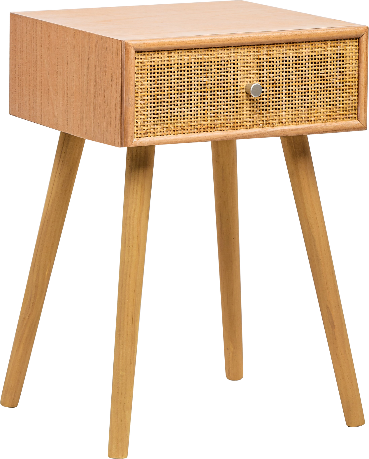 Sengebord i natur rattan fra Nordlys Furniture Narita