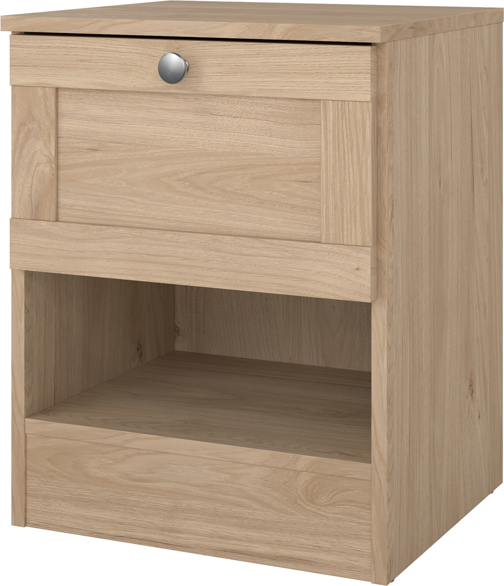 Sengebord Natbord Vesterholm Billund Vægmonteret  Jackson Hickory    Skuffe  Fsc  H51ã B40ã D36 Cm