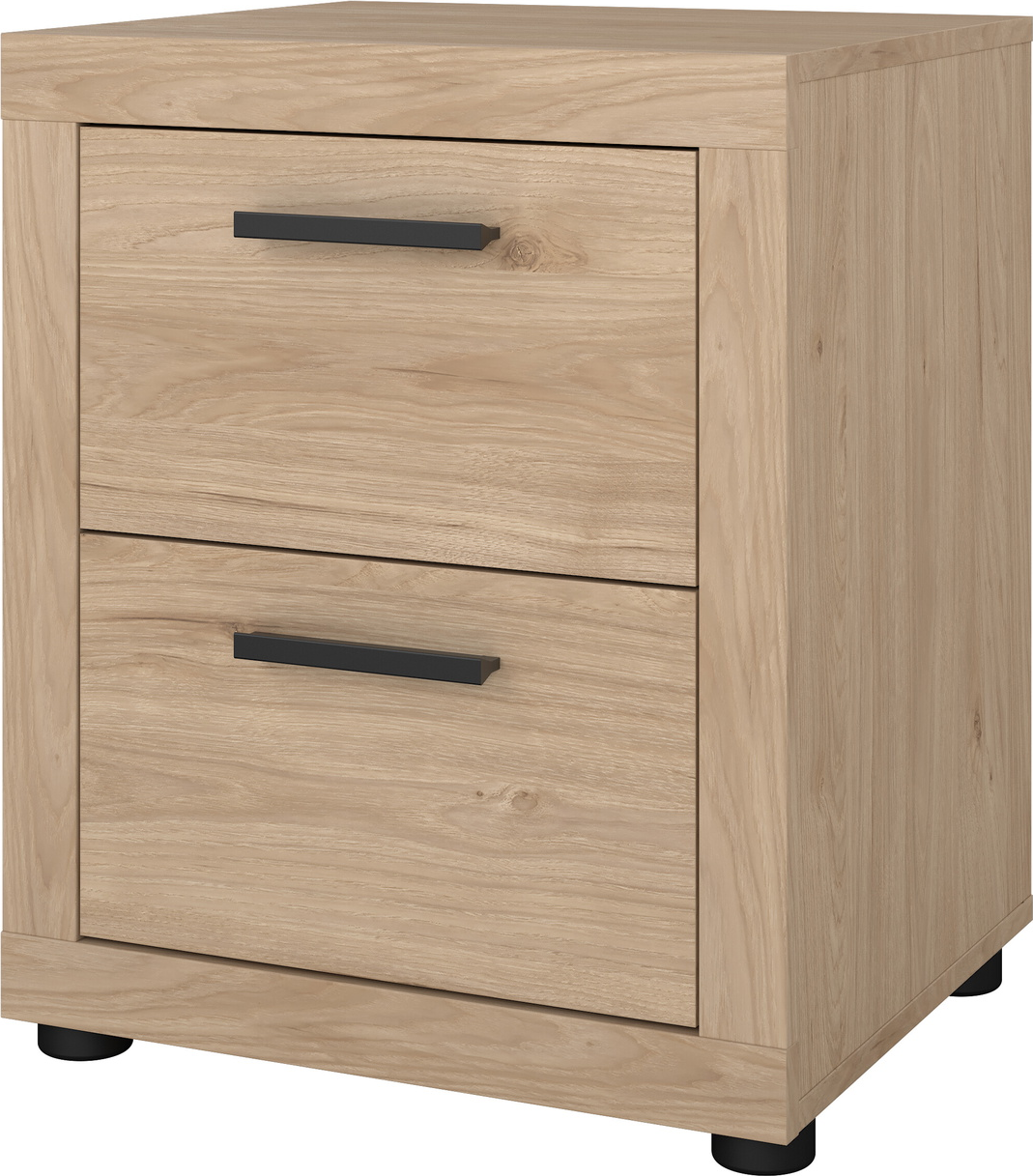 Sengebord Natbord Vesterholm Ena    Skuffer  Jackson Hickory  Spånplade  H57   B47   D41 Cm