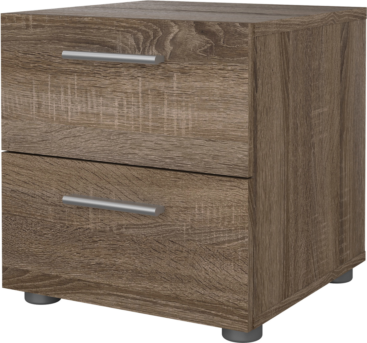 Sengebord Natbord Vesterholm Pepe Kompakt 42ã 40ã 40 Cm Mørk Natur Skuffer Fsc-spånplade