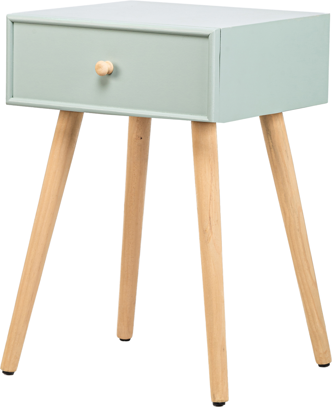 Sengebord Narita i Støvet Grøn – Elegant Minimalisme