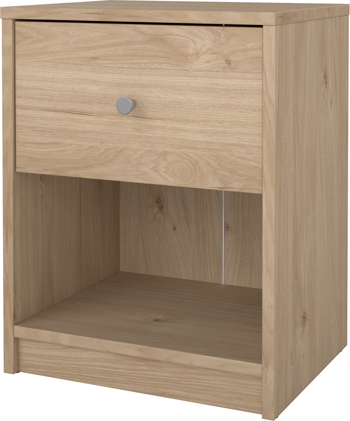 Sengebord Vesterholm May Natbord Med Skuffe Og Hylde Jackson Hickory Finish Kompakt H48ã B38ã D30 Cm