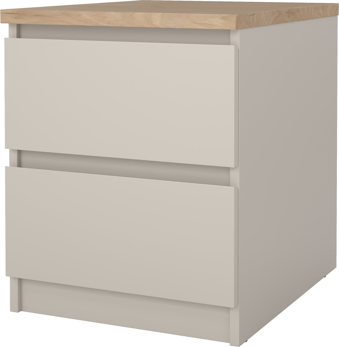 Sengebord Vesterholm Naia Natbord   Kashmir Jackson Hickory    Skuffer  Kompakt Design  Fsc-certificeret