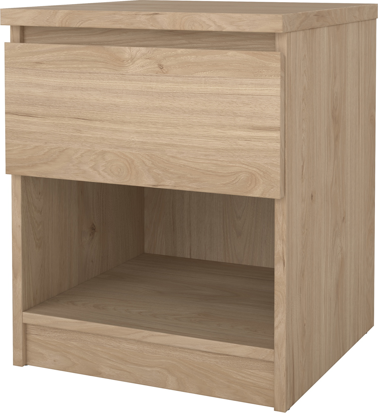 Sengebord Vesterholm Naia Natbord Jackson Hickory Fsc 49 5x40 4x40 Cm Med Skuffe Og åben Hylde