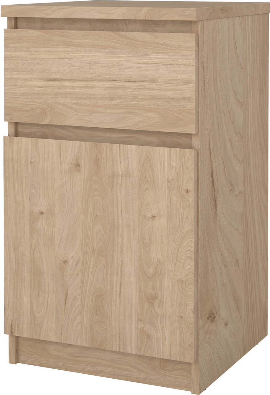 Sengebord Vesterholm Naia  Vægmonteret Natbord  Jackson Hickory Finish  H70ã B40ã D40 Cm  Fsc-certificeret