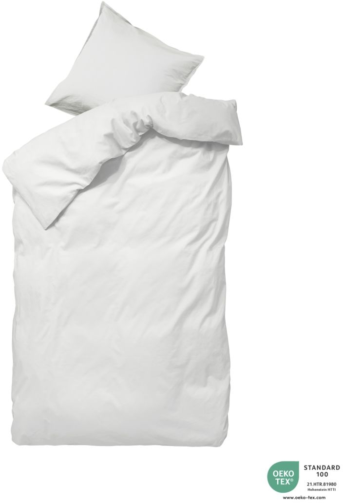 Sengesæt Bynord Ingrid i Økologisk Bomuld - Snow 150x210 cm