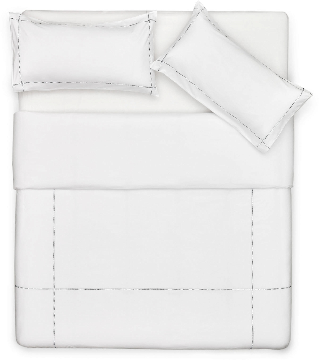 Sengesæt Kave Home Elvia - Dynebetræk 240x260 cm, Hvid