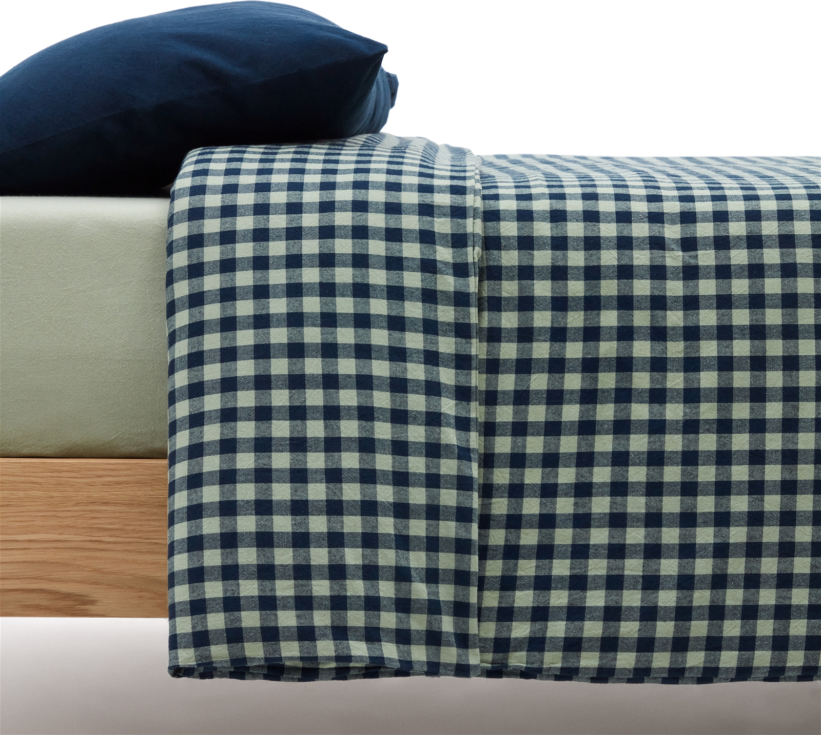 Sengesæt Kave Home Yanil - Ternet Grøn Blå 150x220 cm