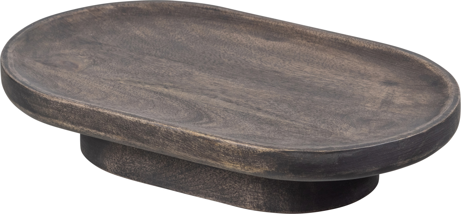 Serveringsbakke Woood Collection Aya Mangotræ Brun Oval 33   20     Cm